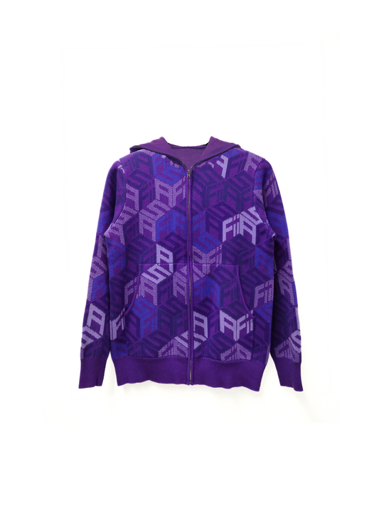 Violet SAFii Camo Monogram Zip Up