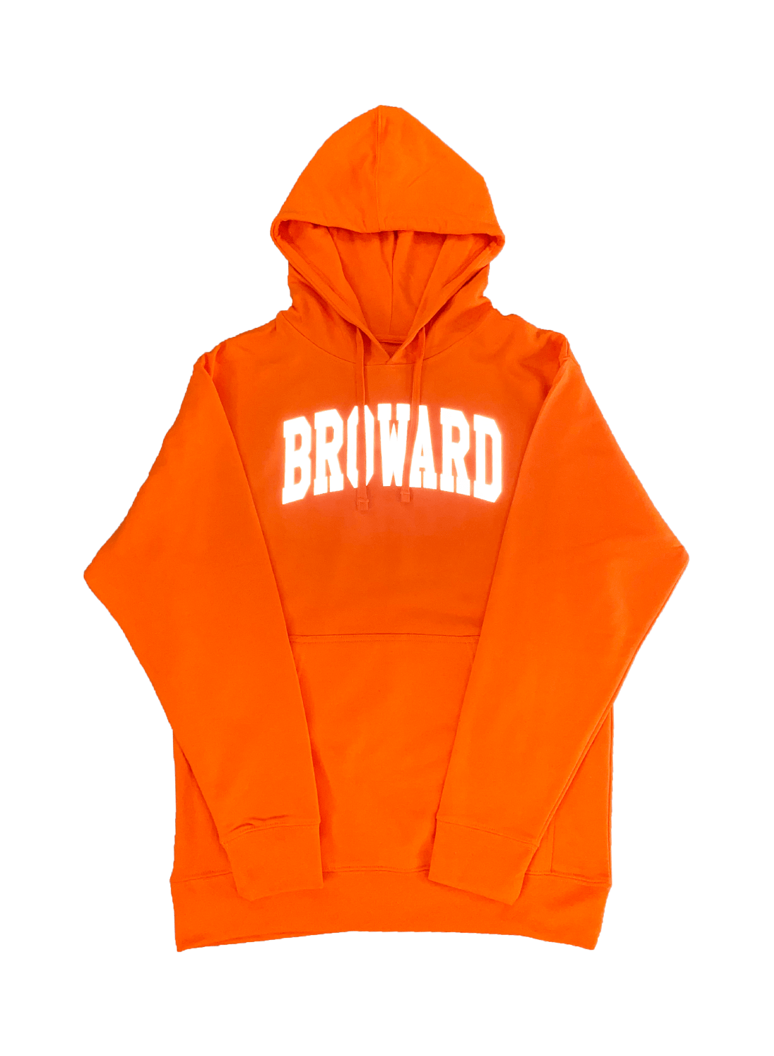 Orange Broward Reflective Hoodie